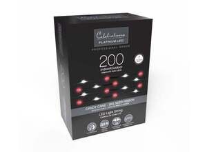 Celebrations Classic LED T5 Red 200 ct Net Christmas Light